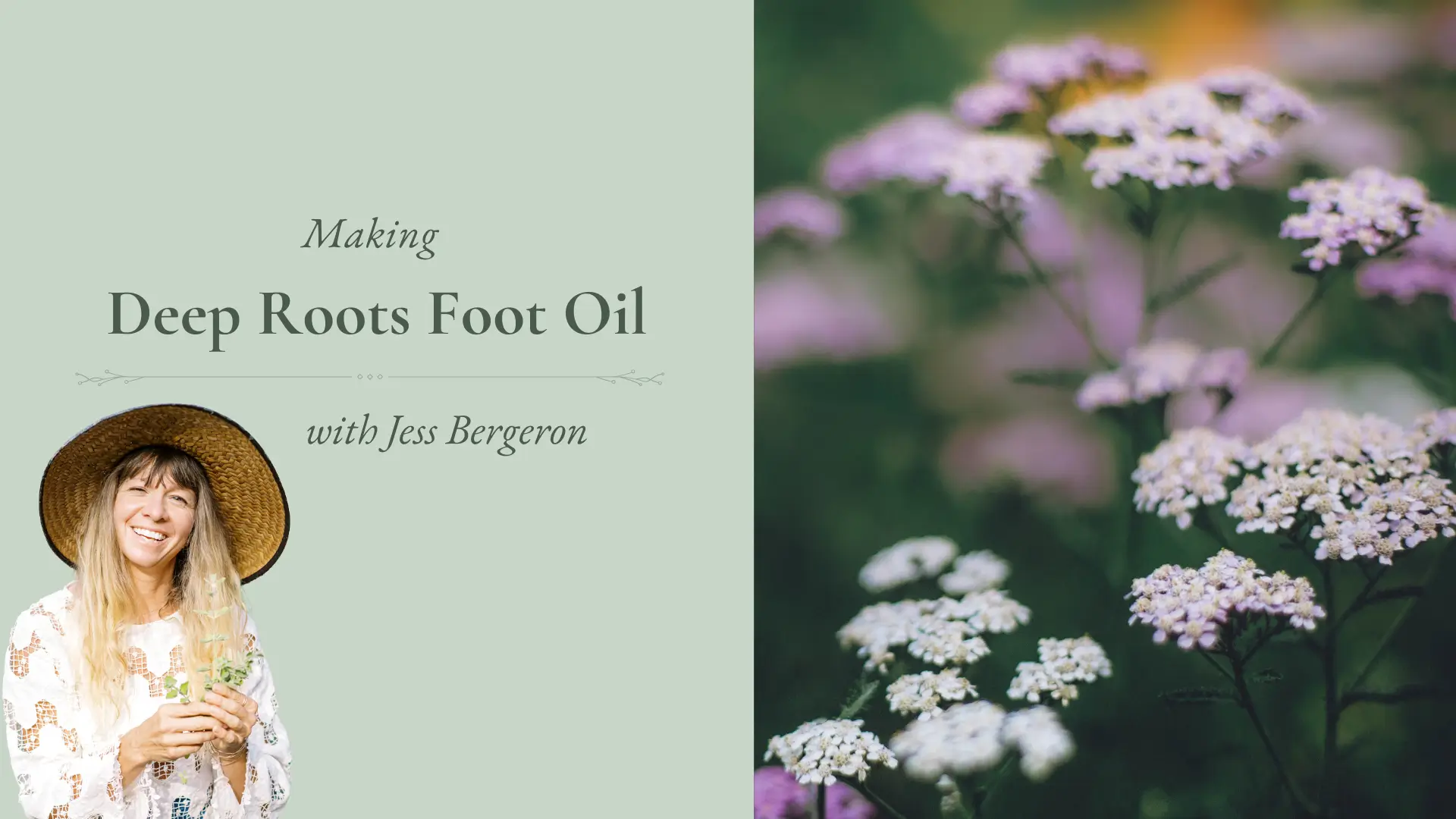 Deep roots foot oil